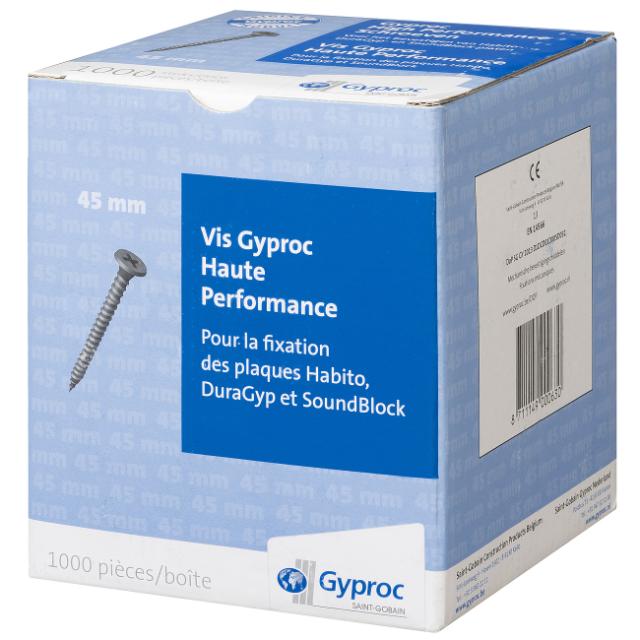 Gyproc High performance schroef 45 mm doos 1000 st