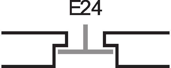 Rockfon Color-all E Shadowline (01) Stone E24 600x600x20 mm