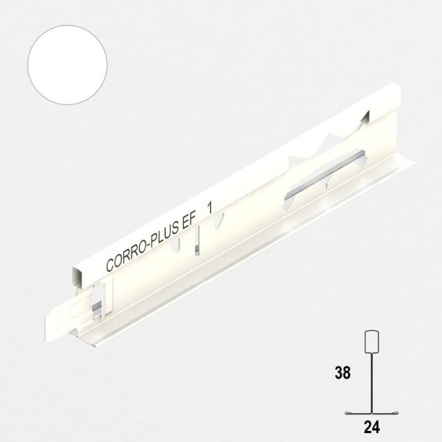 API Unipro 24/38 H-prof. s-white corro-plus ef L= 3600 mm