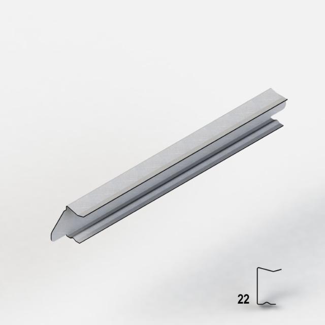 API Paneelrandprofiel H22-1192 L=1192mm