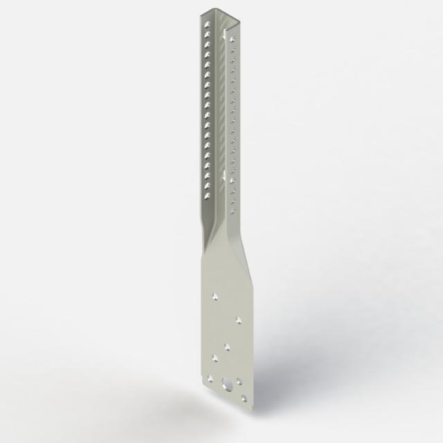 API Nonius onderdeel v hout met schroefgaten nr220 L= 190 mm