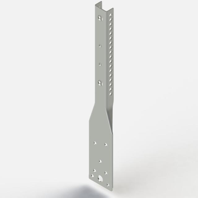 API Nonius onderdeel v hout met schroefgaten nr220 L= 190 mm