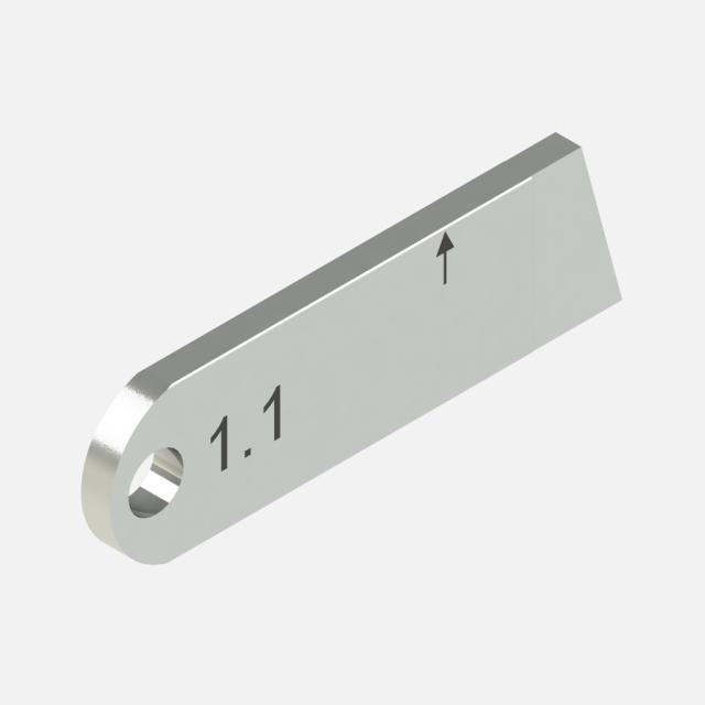 API Snijmes 1.1 standaard Quick-Lock 24-32, 38, 60