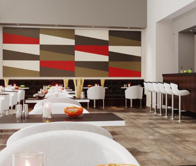 OWA FreeStyle R wandabsorber middenbruin no. 52837 1200x600x40mm incl ophangset