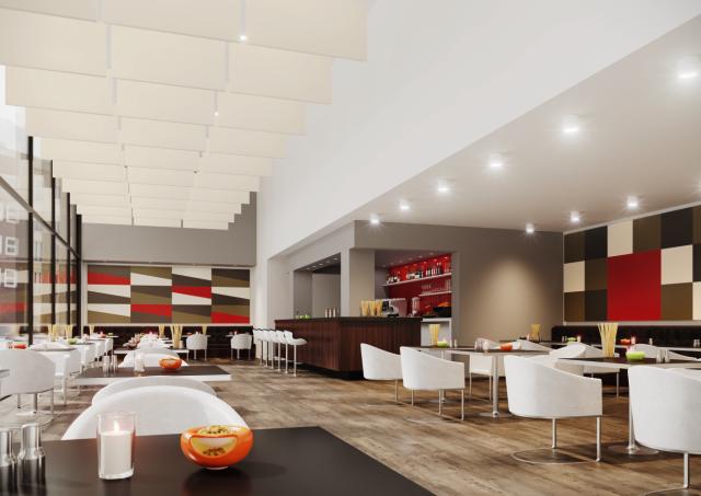 OWA FreeStyle L baffle donkerbruin no. 52829 1200x600x40mm excl ophangset