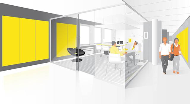 Ecophon Connect T24 Corridorprofiel white01 L= 2400 mm