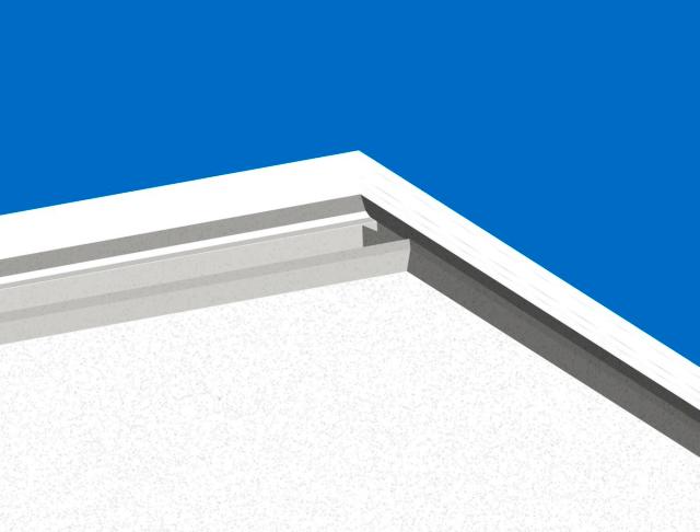 Ecophon Combison Uno Ds White Frost 600x600x35mm