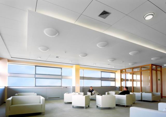Ecophon Focus Wing E Ext Corner Kit White Frost 1200x200x50mm