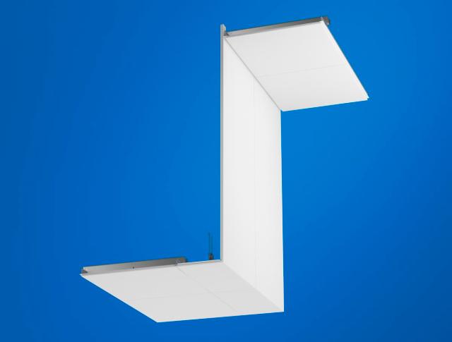 Ecophon Focus Fixiform Ds XL White Frost 1900x600x20mm doos 6 st