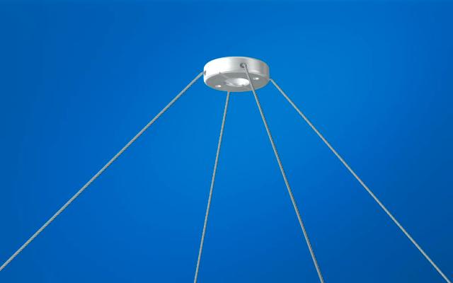 Ecophon Solo Circle White Frost 1200x40mm