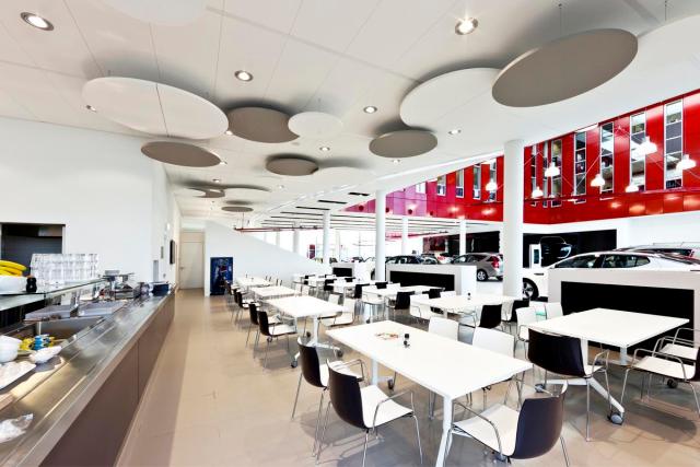 Ecophon Solo Circle XL White Frost 1600x40mm