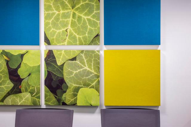 Ecophon Akusto One SQ/Akutex FT we White Frost 592x592x40mm pak 2 st