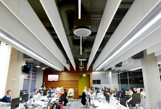 Ecophon Solo Baffle/anchor White Frost 1800x600mm