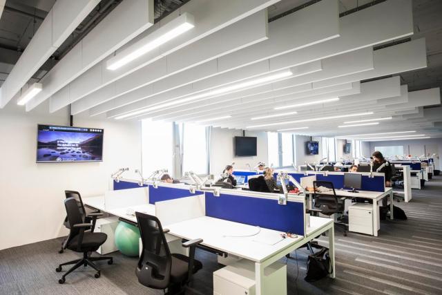 Ecophon Solo Baffle/anchor White Frost 1800x600mm