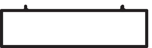 Ecophon Solo Baffle/anchor White Frost 1800x600mm