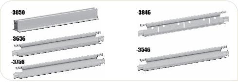 CMC Bandraster 35x50 mm ongesleufd wit 001 L= 3600 mm