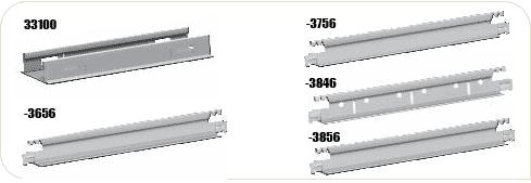 CMC Bandraster 35x100 mm ongesleufd wit 001 L= 3600 mm