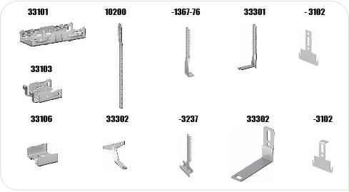 CMC Lengtekoppeling 200 mm voor bandraster 100mm