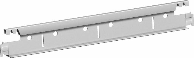 CMC T15 Haak 2750 Univ. Tussenprofiel 38x15 mm gesleufd om de 300mm wit 001 L= 600 mm