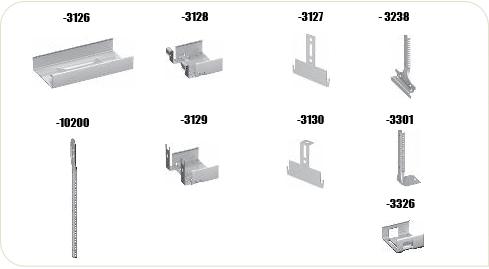 CMC Lengtekoppeling 200 mm voor bandraster 125 mm & G2000