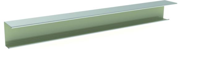 CMC J-randafwerkingsprofiel 25x29,2x13 mm wit 001 L= 3050 mm