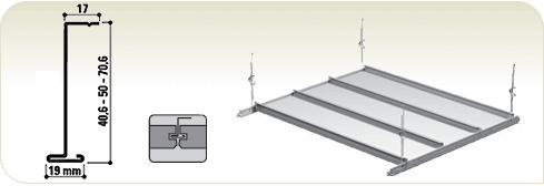CMC Z-profiel met haak 50x19 mm op lengte