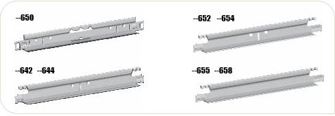 CMC T35 Haak 650 Hoofdprofiel 35x38 mm gesleufd om de 200mm wit 001 L= 3600 mm