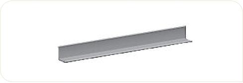 CMC L-randafwerkingsprofiel 30x30 mm wit 001 L= 3050 mm