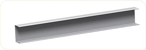 CMC C-randafwerkingsprofiel 20x40x20 mm wit 001 L= 3050 mm