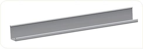 CMC J-randafwerkingsprofiel 32x25x7,5 mm wit 001 L= 3050 mm