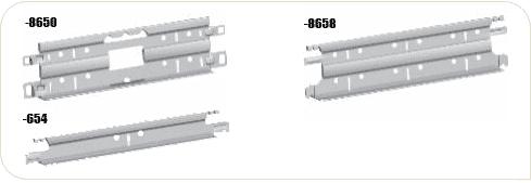 CMC T35 Haak Longspan 8650 Hoofdprofiel 75x35 mm wit 001 L= 4200 mm
