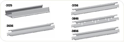 CMC Bandraster 35x125 mm, -312530901 wit RAL9010 L= 3600 mm