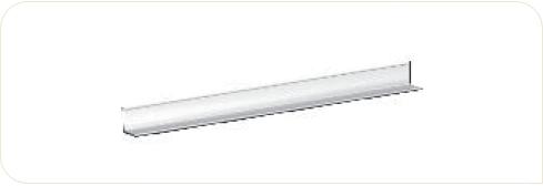 CMC L-muurprofiel 1410--14 L=3050 24x24 CAPPING  
