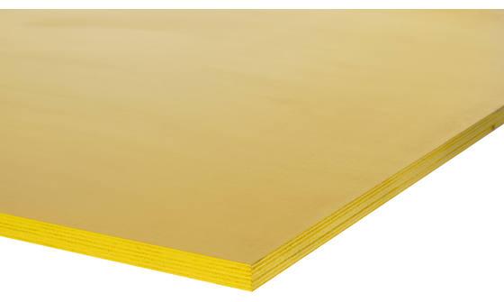 Plywood Interform geel betonplex berken 167g FSC Mix 70% 2500x1250x18mm