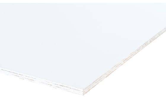 Plywood Interprime 70% PEFC populieren 80/80 mu wit gegrond 2500x1220x12mm