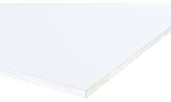 Plywood Interprime 70% PEFC populieren 80/80 mu wit gegrond 2500x1220x15mm