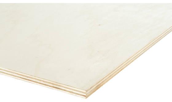 Plywood Populieren multiplex B/BB MR 70% PEFC langsgefineerd 3100x1530x15mm