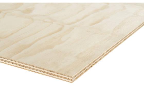 Plywood Radiata-pine B/C rechtkantig WBP FSC Mix 70% 2440x1220x15mm