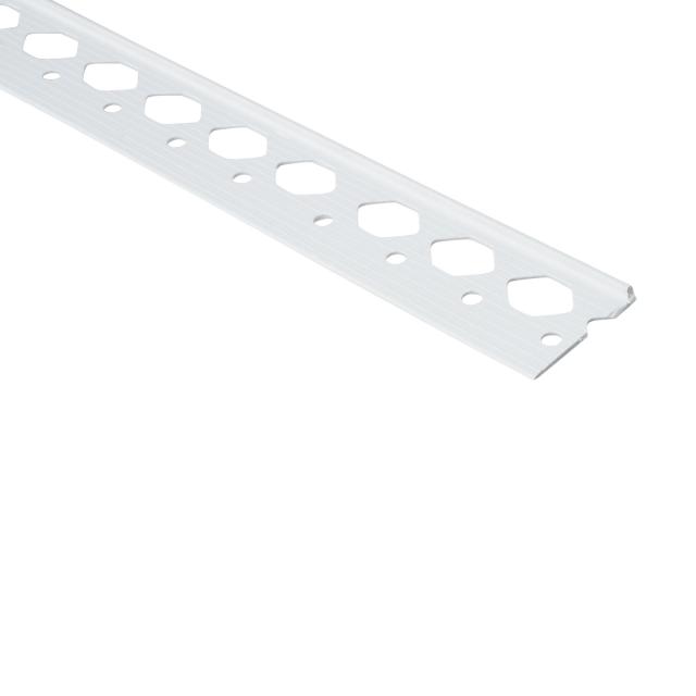 PVC Stucstop 4mm pvc wit L= 2600mm - 38204-2.60-WIT