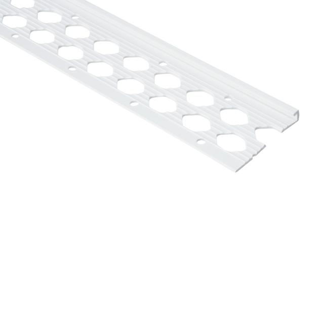 PVC stucstop pvc wit L= 3000mm - 38206-3.00-WIT