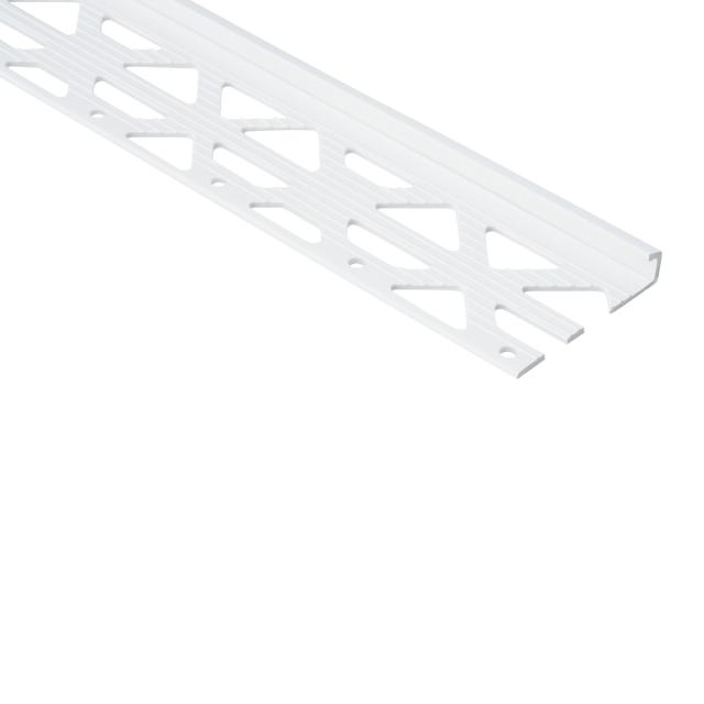 PVC Stucstop 8mm pvc wit L= 3000mm - 38208-3.00-WIT