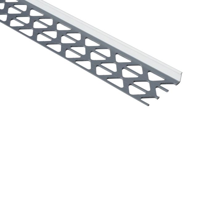 PVC Sokkelprofiel 10mm pvc wit L= 3000mm - 38310-3.00-WIT
