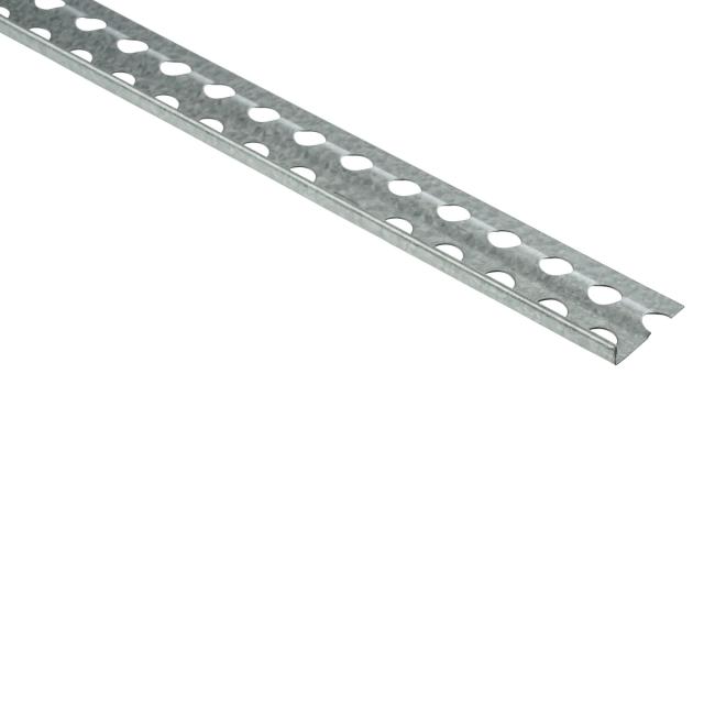 Stucstopprofiel verzinkt staal L= 2800mm - 1216H-2.80