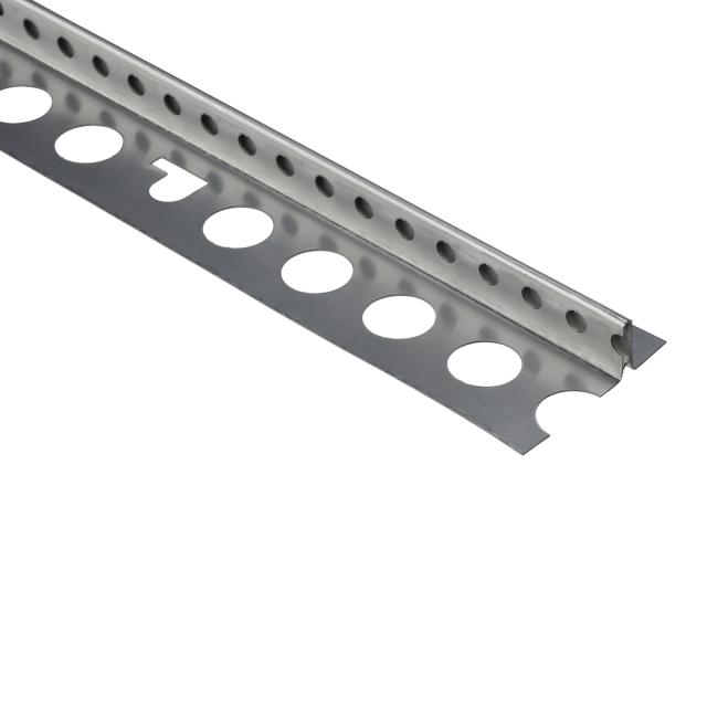 Stucstop/aansluitprofiel rvs L= 3000mm - 1314RVS-3.00