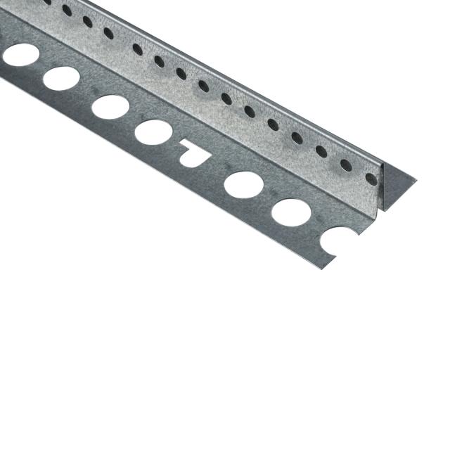 Stucstop/aansluitprofiel verzinkt staal L= 3000mm - 1325-3.00
