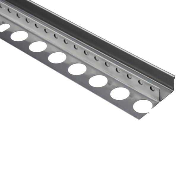 Stucstop/aansluitprofiel rvs L= 2500mm - 2241-2.50
