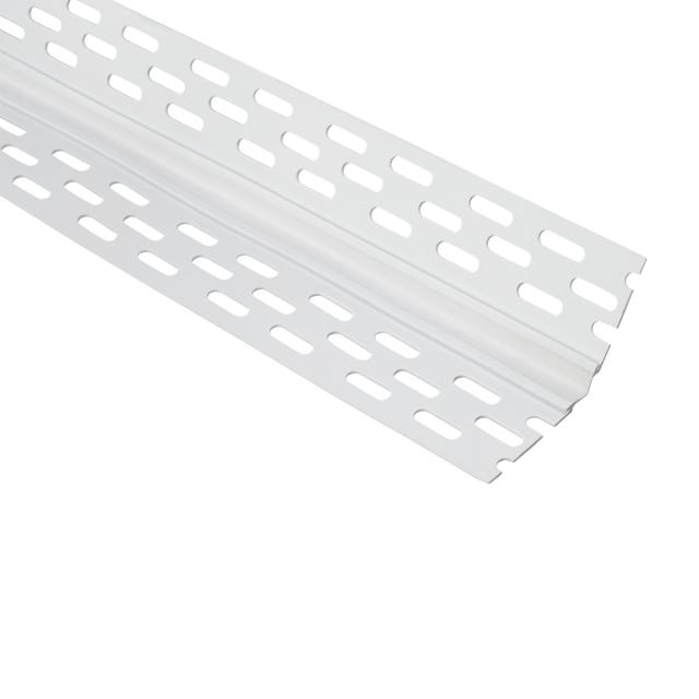 PVC bewegingsvoegprofiel hard pvc met flexibel deel wit - 3750-75.00-WIT