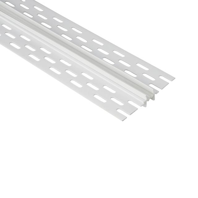 PVC bewegingsvoegprofiel voor gipsplaat hard pvc wit L= 3050mm - 3755-3.05-WIT