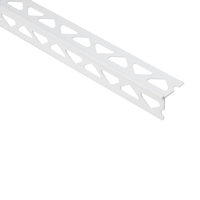 PVC hoekprofiel hard pvc wit L= 2600mm - 3790-2.60-WIT