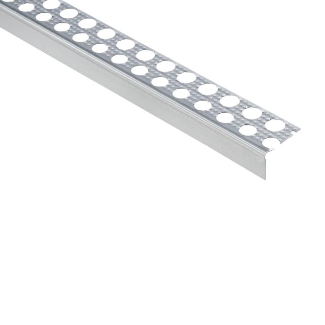 Afsluitprofiel voor gipsplaat aluminium L= 2500mm - 9299-2.50